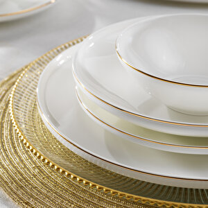 Chance Gold Yemek Takımı 56 Parça-gold
