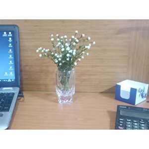 Vazo Dahil,Vazoda Çiçek,beyaz Yapay Çiçek,vazo Dekoratif Kristal Damlalı