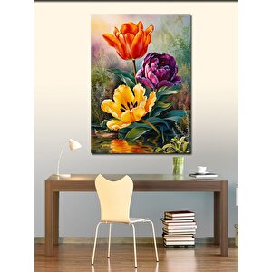 Kanvas Tablo Yaz Çiçekleri 70x100 cm