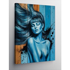 Kanvas Tablo Mavi Düş 100x140 cm