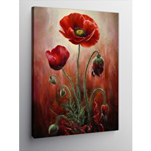 Kanvas Tablo Gelincik Çiçekleri 70x100 cm