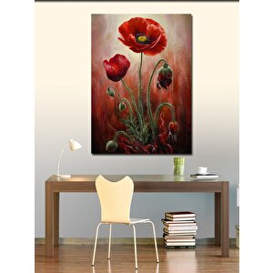 Kanvas Tablo Gelincik Çiçekleri 70x100 cm