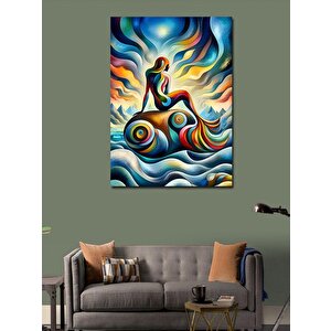 Kanvas Tablo Yavru Köpek Ve Gülen Çocuk 70x100 cm