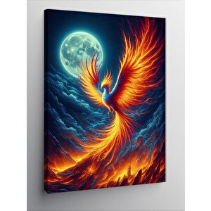 Kanvas Tablo Dolunay Ve Anka Kuşu 70x100 cm
