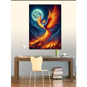 Kanvas Tablo Dolunay Ve Anka Kuşu 70x100 cm