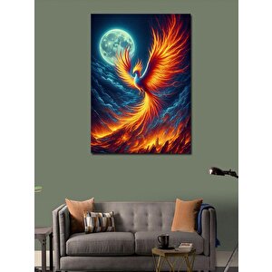 Kanvas Tablo Dolunay Ve Anka Kuşu 70x100 cm