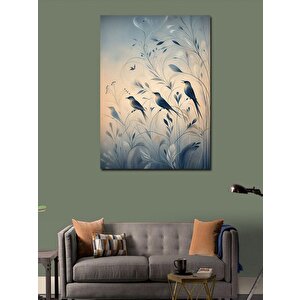 Kanvas Tablo Renkli Kuşlar Ve Doğa 70x100 cm