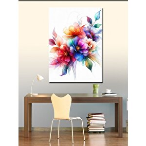 Kanvas Tablo Renkli Çiçekler 70x100 cm