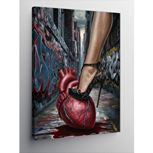 Kanvas Tablo Sarı Gözlü Kara Kedi 100x140 cm