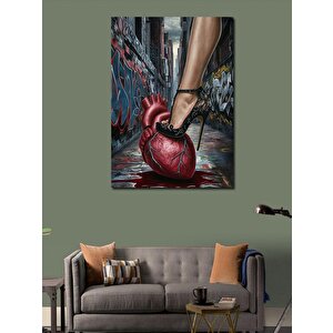 Kanvas Tablo Sarı Gözlü Kara Kedi 100x140 cm