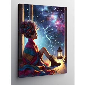 Kanvas Tablo Kuru Kafalı Özgürlük Heykeli 100x140 cm