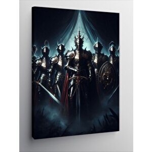 Kanvas Tablo Sevimli Tavşan Çiçeklerle 70x100 cm