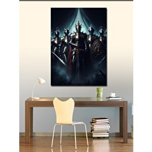 Kanvas Tablo Sevimli Tavşan Çiçeklerle 70x100 cm