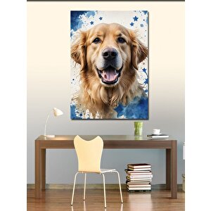 Kanvas Tablo Golden Köpek