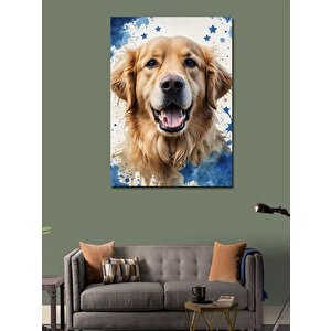 Kanvas Tablo Golden Köpek