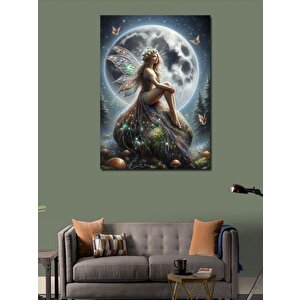 Kanvas Tablo Müzik Dinleyen Kedi 100x140 cm