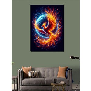 Kanvas Tablo Ay Ve Anka Kuşu 70x100 cm
