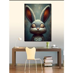 Kanvas Tablo Bahtel Renkli Çiçek Yaprakları 70x100 cm