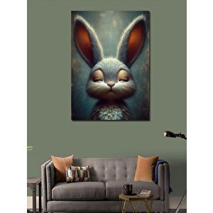 Kanvas Tablo Bahtel Renkli Çiçek Yaprakları 70x100 cm
