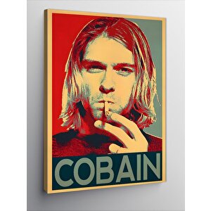 Kanvas Tablo Kurt Cobain 100x140 cm