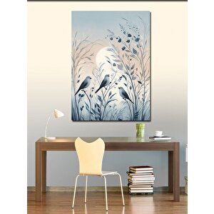 Kanvas Tablo Beyaz Kuşlar 100x140 cm