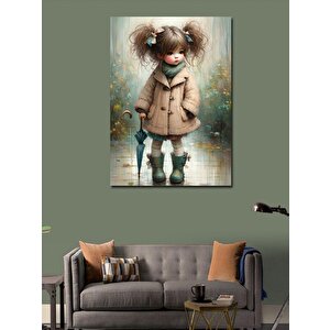 Kanvas Tablo Anka Kuşu Ve Ay 70x100 cm