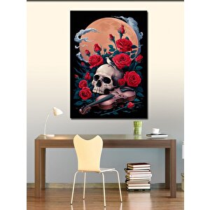 Kanvas Tablo Uçan Balondaki Kedi 70x100 cm