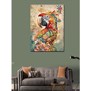 Kanvas Tablo Günebakan Çiçeği Ve Kuru Kafa 70x100 cm