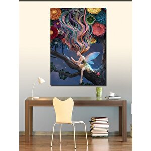 Kanvas Tablo Sevimli Mutfak Ve Kedi 70x100 cm