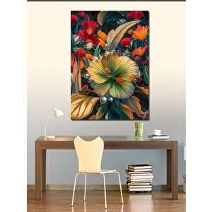Kanvas Tablo Renkli Çiçekler 100x140 cm