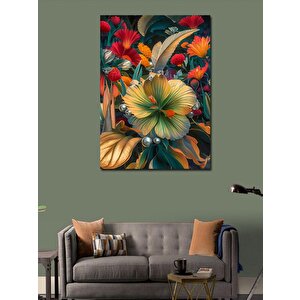 Kanvas Tablo Renkli Çiçekler 100x140 cm