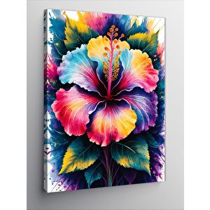 Kanvas Tablo Renkli Çiçek 70x100 cm