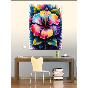 Kanvas Tablo Renkli Çiçek 70x100 cm
