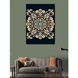 Kanvas Tablo Sevimli Tavşan Ve Çiçekler 70x100 cm