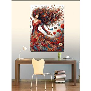 Kanvas Tablo Kurabiye Yapan Aşçı Kedi 70x100 cm