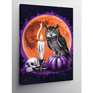 Kanvas Tablo Renkli Boyalı Köpek 70x100 cm