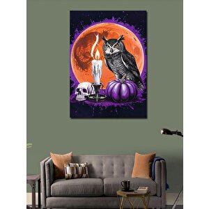 Kanvas Tablo Renkli Boyalı Köpek 70x100 cm