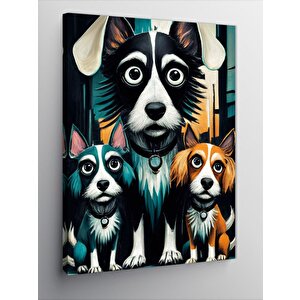 Kanvas Tablo Sevimli Köpekler