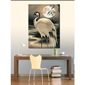 Kanvas Tablo Dolunay Ve Tavus Kuşu 70x100 cm