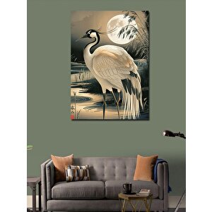 Kanvas Tablo Dolunay Ve Tavus Kuşu 70x100 cm