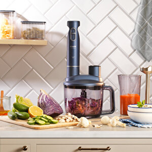 Chef Blend Mega Blender Set-mavi
