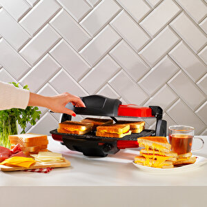 Grill Chef Tost Makinesi-lal Kırmızı