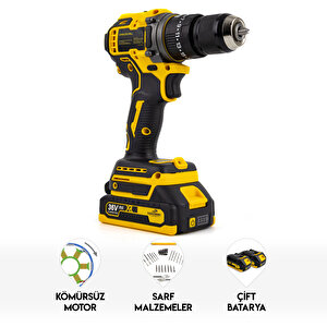 10mm Yellow Kömürsüz Vidalama