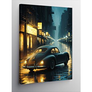 Kanvas Tablo Gün Batımında Yelkenli Gemi 100x140 cm