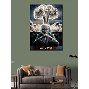 Kanvas Tablo Kitaplar Ve Sevimli Fare 70x100 cm