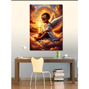 Kanvas Tablo Cam Şişedeki Gemi 70x100 cm