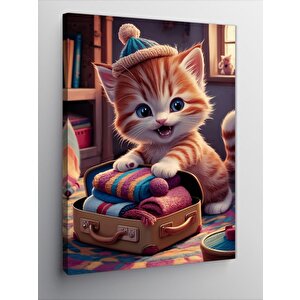 Kanvas Tablo Yavru Kedi 70x100 cm