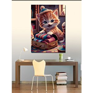 Kanvas Tablo Yavru Kedi 70x100 cm