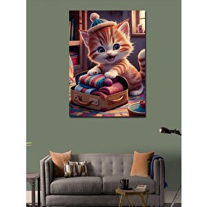 Kanvas Tablo Yavru Kedi 70x100 cm