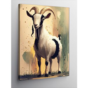 Kanvas Tablo Sevimli Keçi 70x100 cm